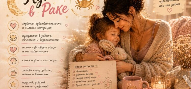 Ребенок с Луной в Раке Ребенок с Луной в Раке