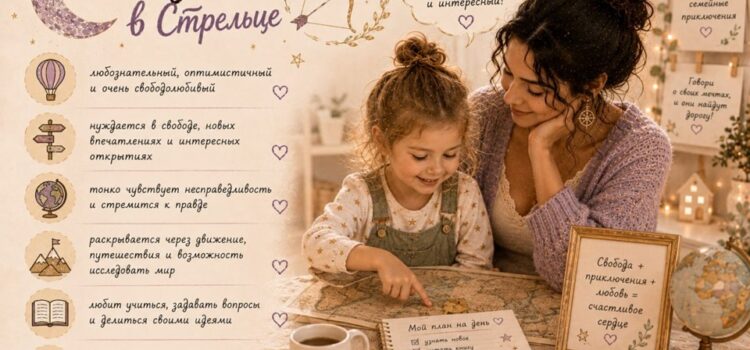 Ребенок с луной в Стрельце Ребенок с луной в Стрельце